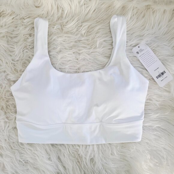 CRZ YOGA Other - NWT Women's CRZ YOGA Lined Yoga Bra, White, Large